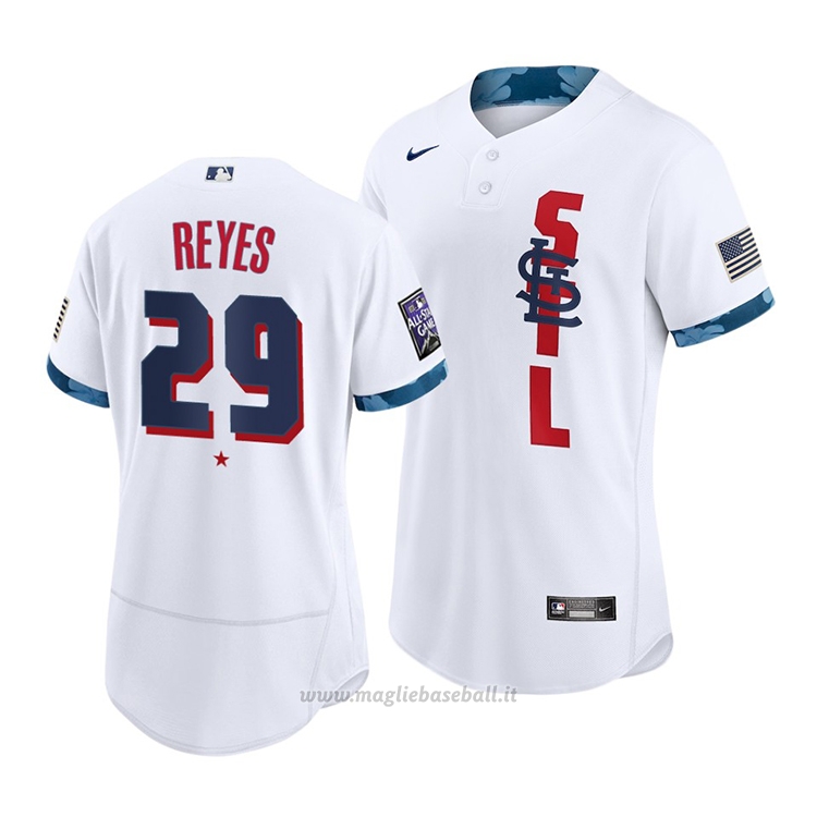 Maglia Baseball Uomo St. Louis Cardinals Alex Reyes 2021 All Star Autentico Bianco